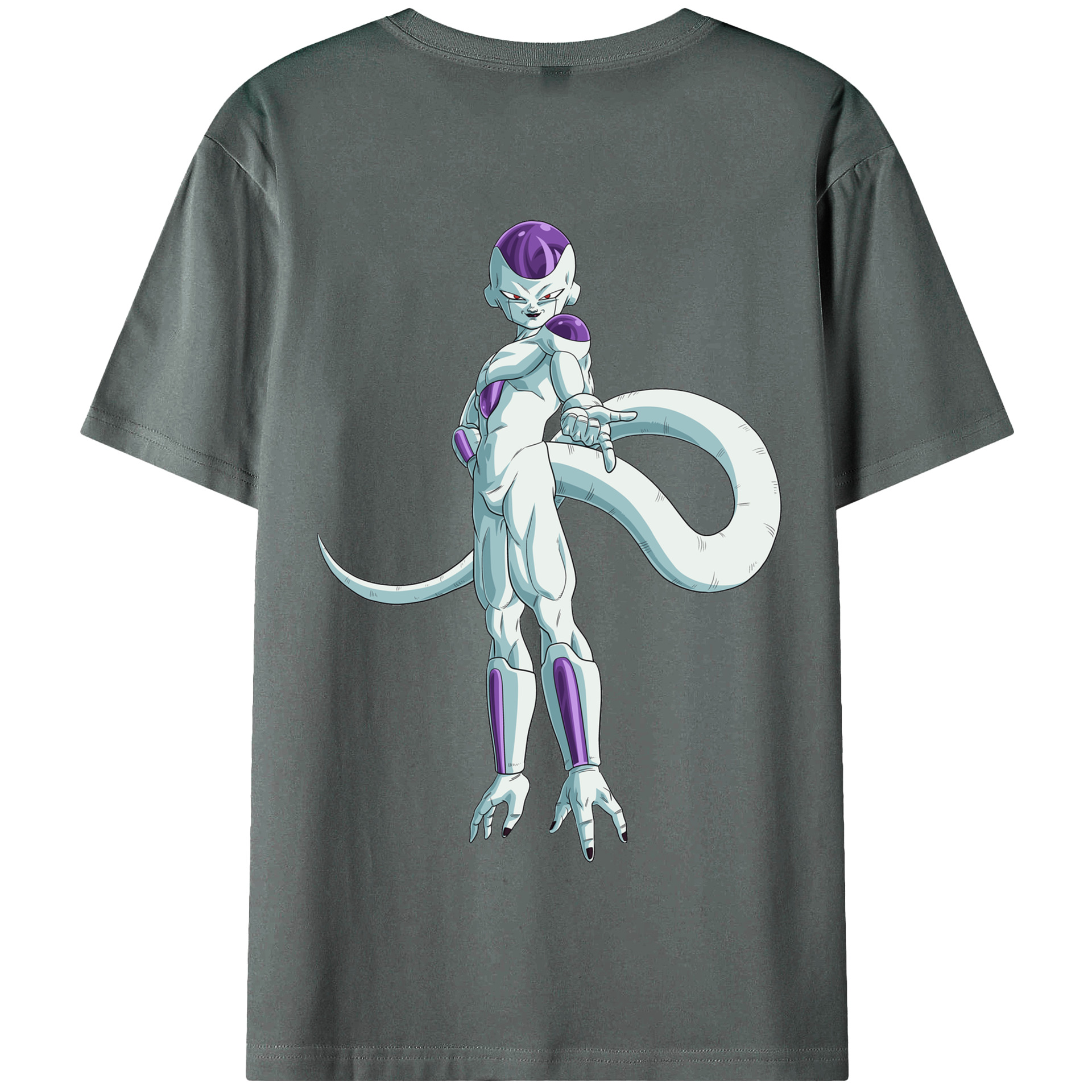 （画像用） ドラゴンボール フリーザ DRAGON BALL Frieza 綿100％半袖Tシャツ（背面プリント）